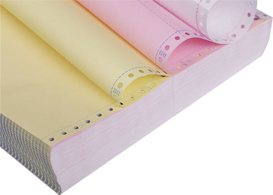 210mmx101mm 80 carta da stampa continua bianca del computer dei CB CMYK